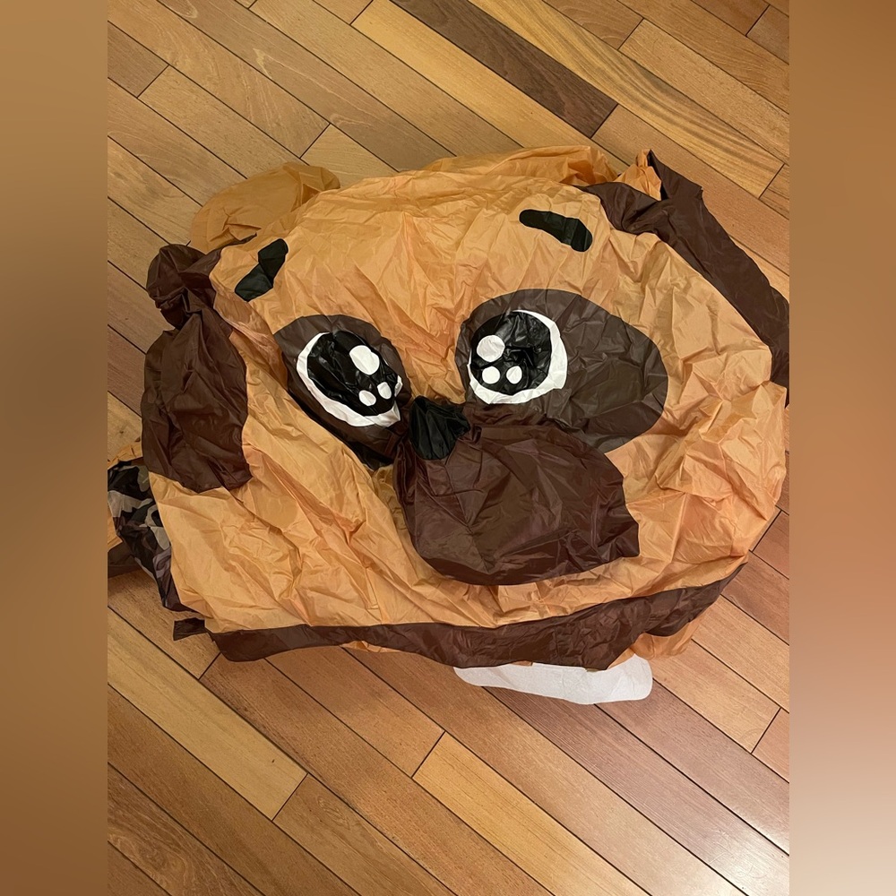 Blow Up Party Inflatable Adult Dog Costume - Picture 8 of 9